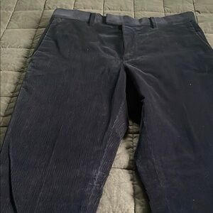 Men's Dark Navy Corduroy Pants